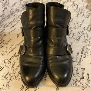 Via Spiga black booties